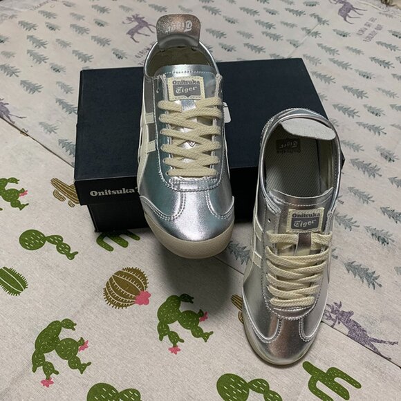 Onitsuka Tiger THL7C2-9399 MEXICO 66 Silver Sports Shoes